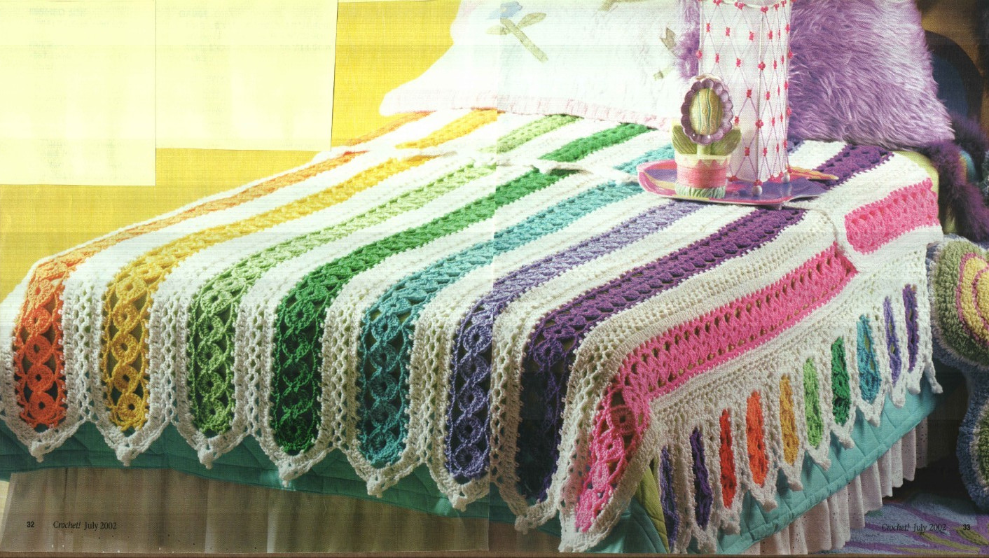 CRAYON CIRCLES AFGHAN HOME DECOR CROCHET PATTERN INSTRUCTIONS