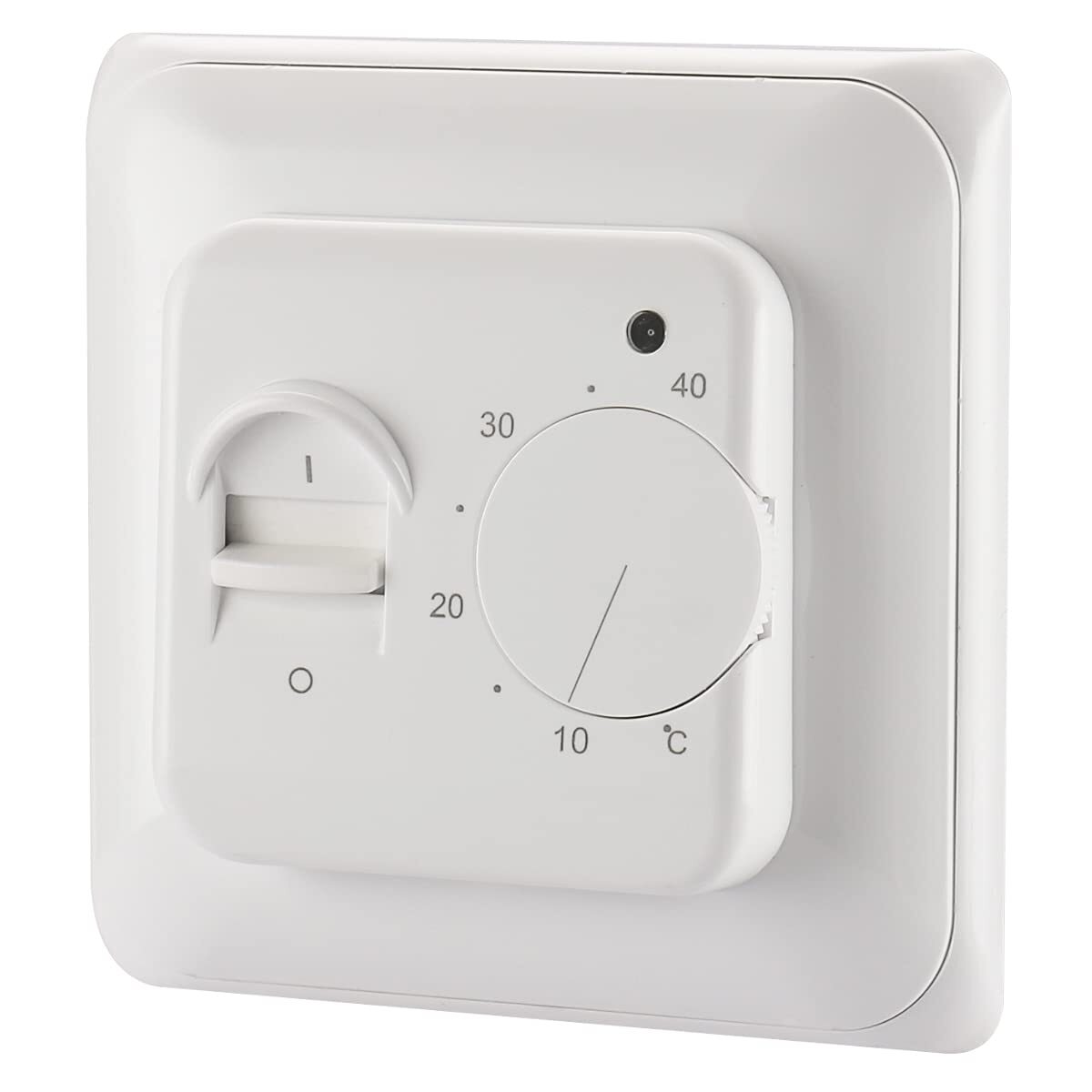 Baomain Home Nonprogrammable Thermostats, Radiant Floor Heating Temperature M...