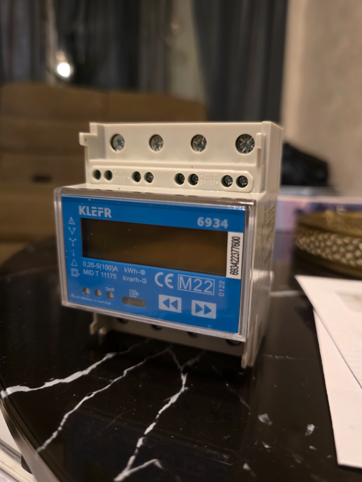 KLEFR 6934 Energy meter 3 Phase 100A MID Modbus NEW FREE SHIPPING QUALITY METER