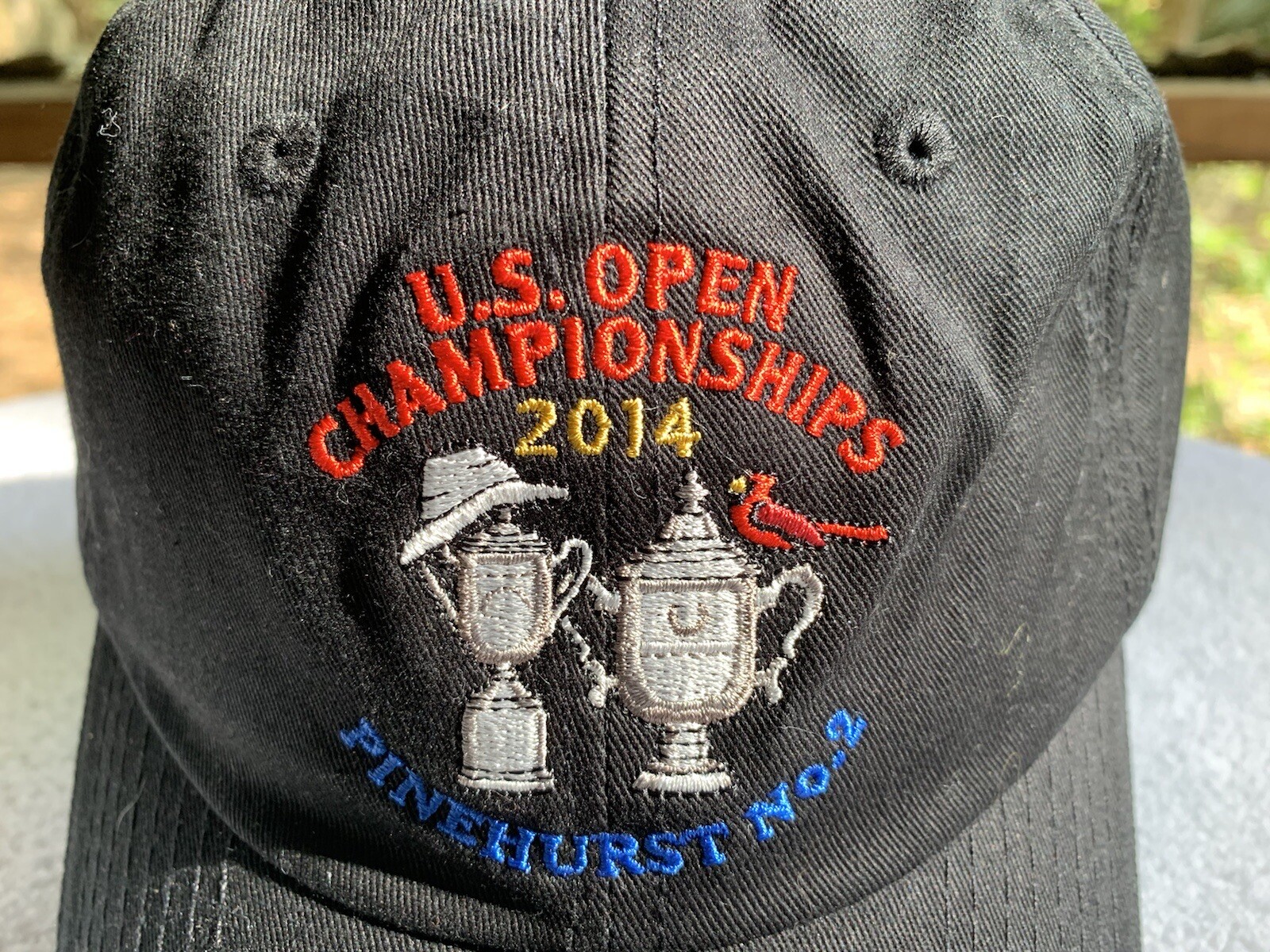 US Open Pinehurst 2014 USGA Golf Member Cap Hat Black Strapback Embroidered NEW