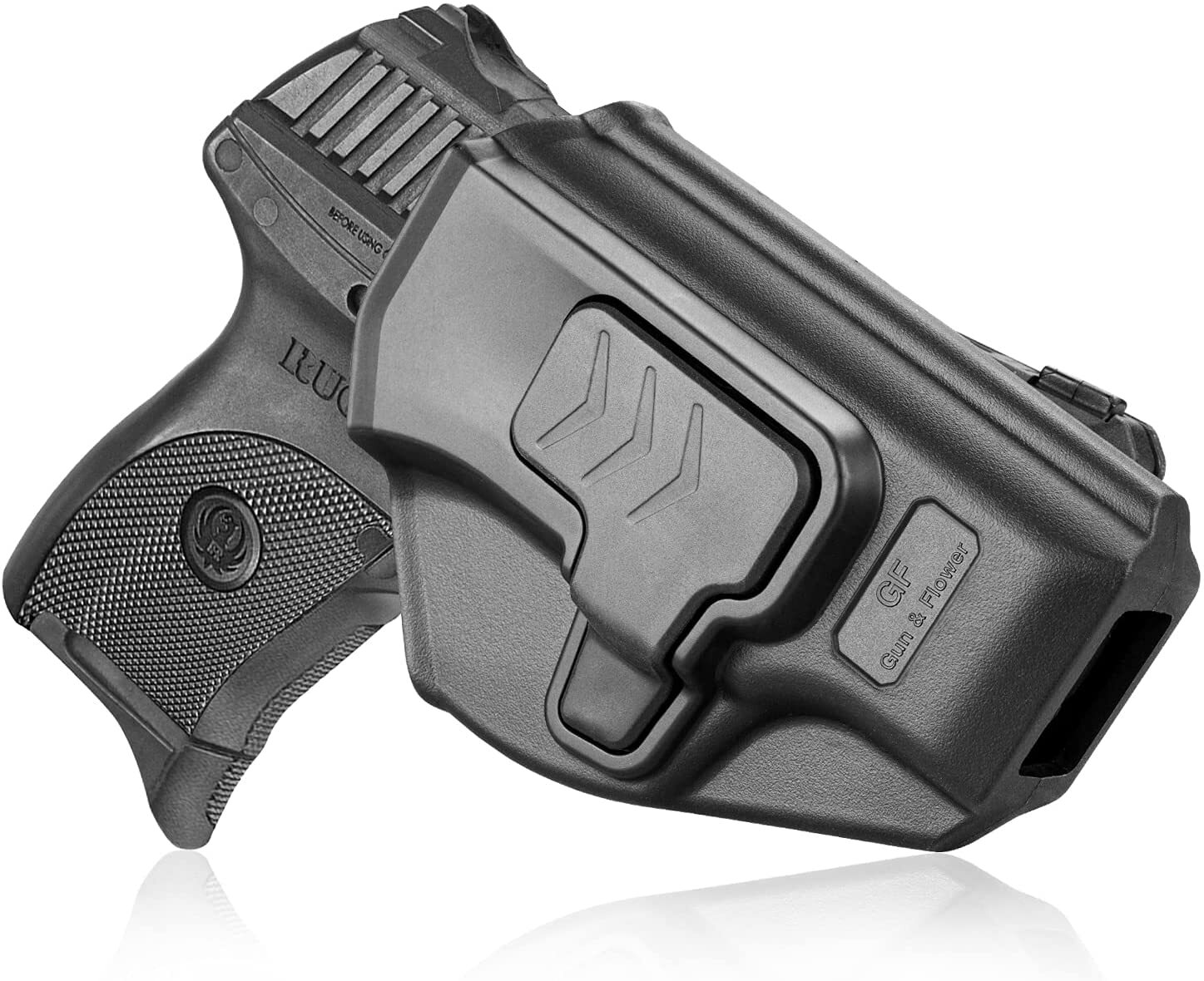 GUN&FLOWER OWB Holster Fit Ruger LC9/LC9S, Ruger LC380, Ruger EC9/EC9S Pistol