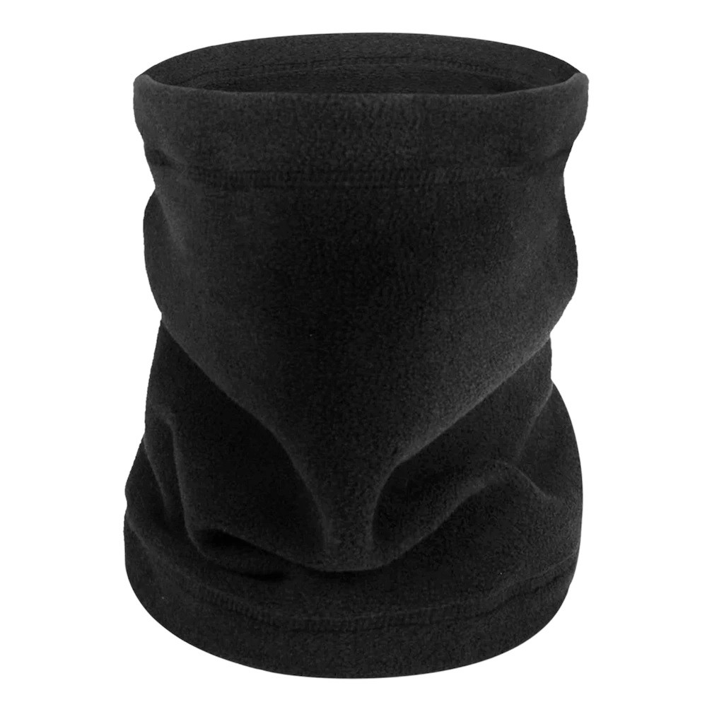 NWT Boys 4 - 14 Igloo Fleece Neck Warmer Black One Size FAST SHIPPING