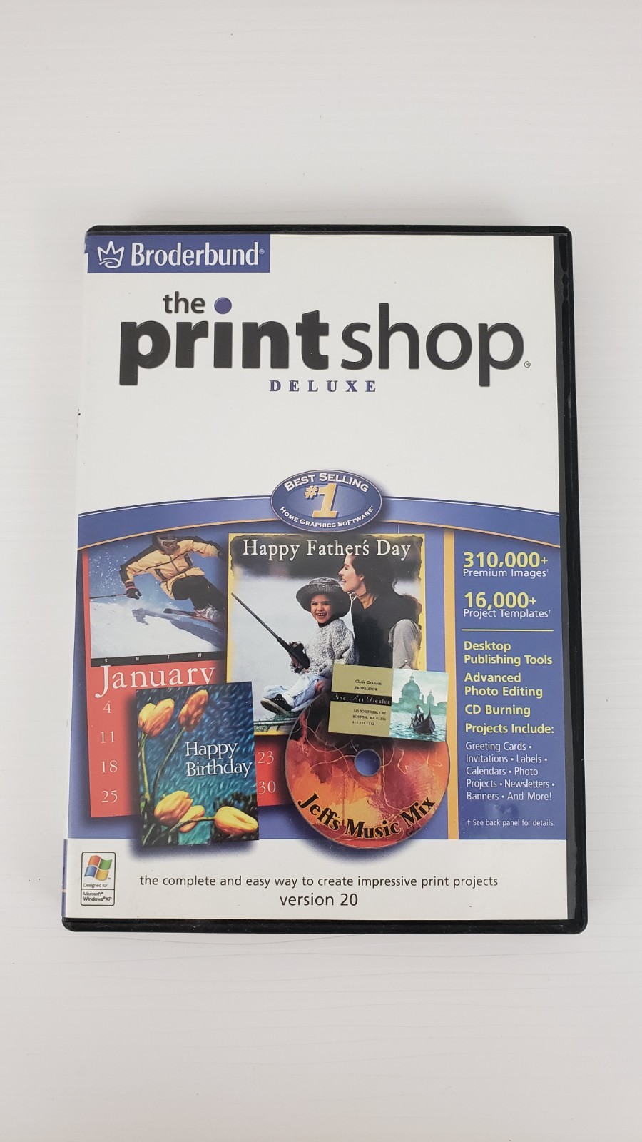 The Printshop Deluxe Version 20 Software Broderbund Windows 98/XP/Me/2000