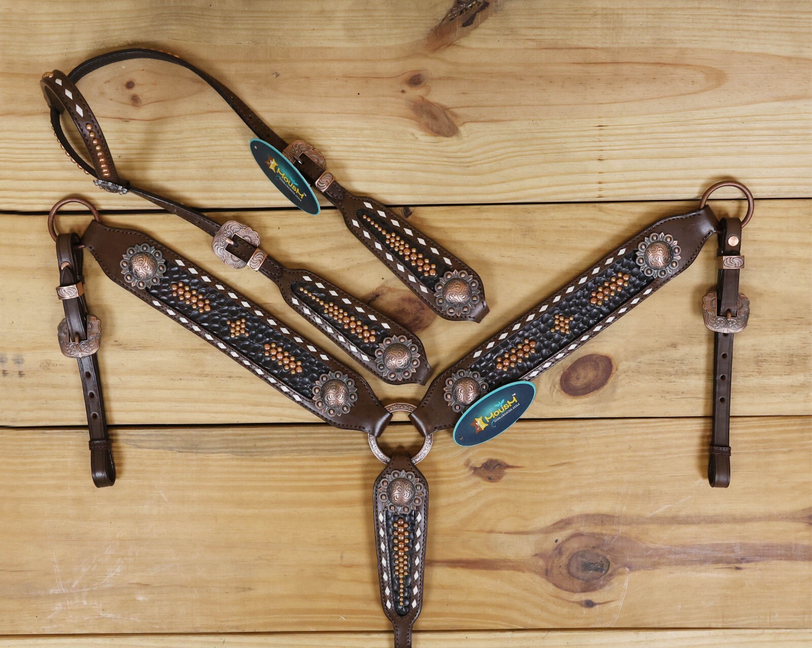 Headstall & Breast Collar Tack Set for Horse