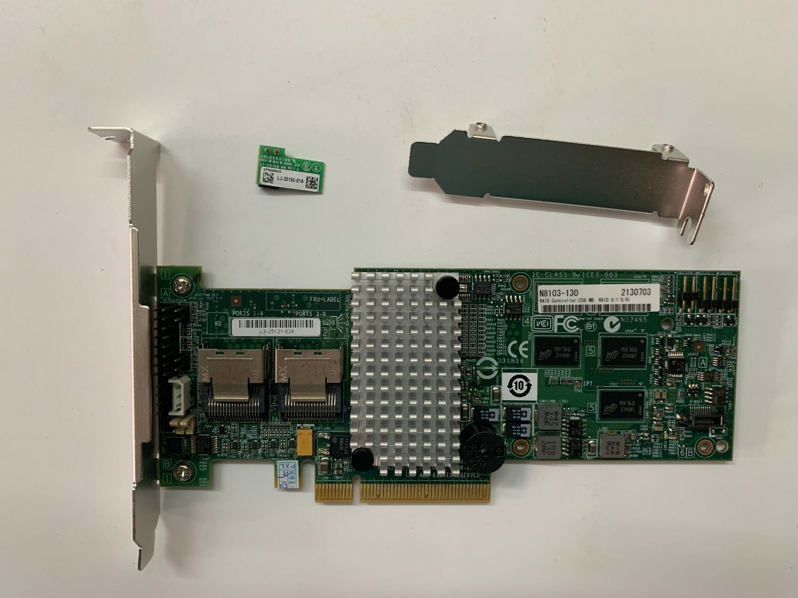LSI 9264-8i 6GB PCI-E RAID CONTROLLER 256MB RAID5/6=M5015 9260-8I M5015