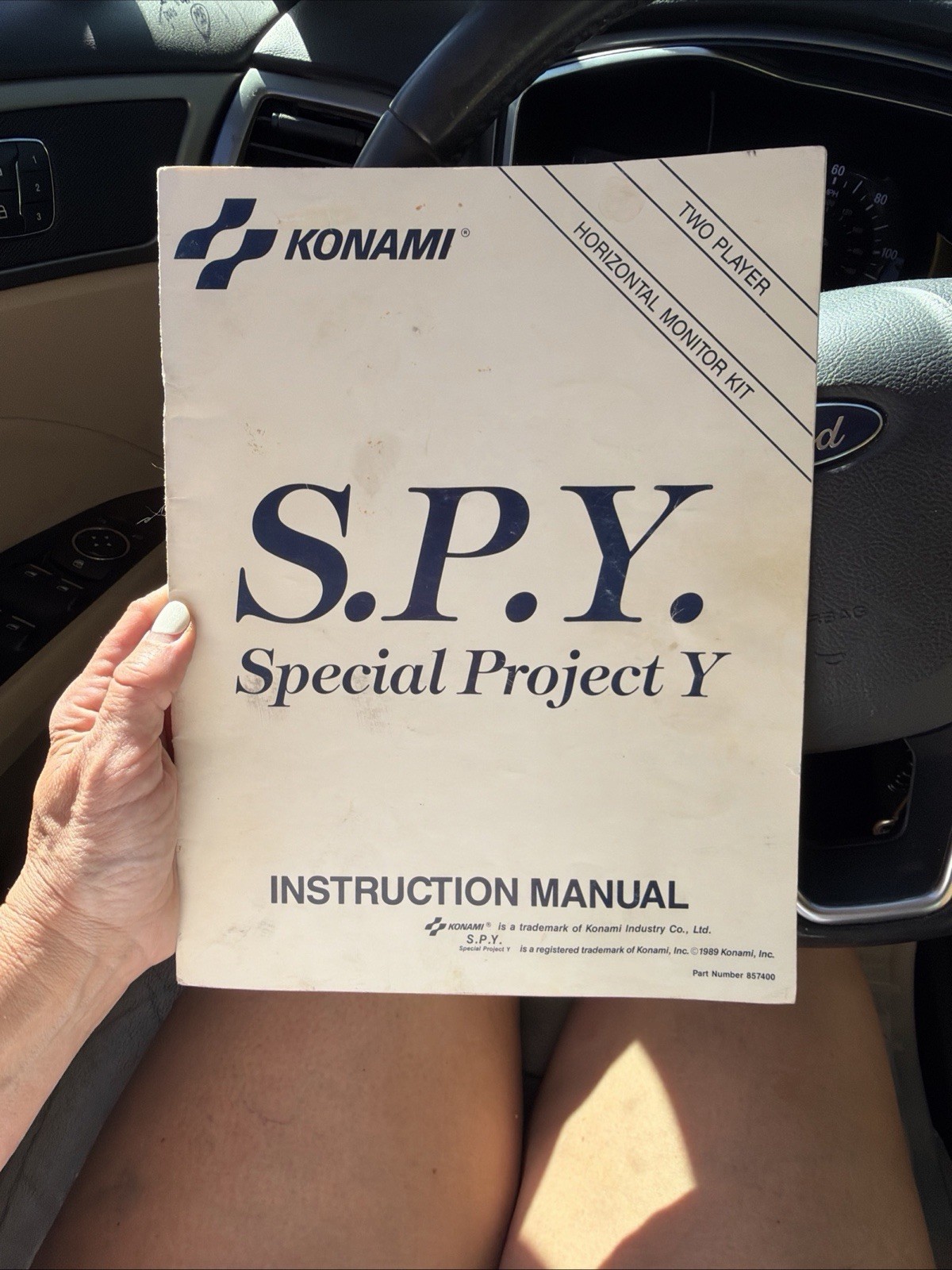 konami instruction manual special project y S.P.Y. Horizontal Monitor Kit Book