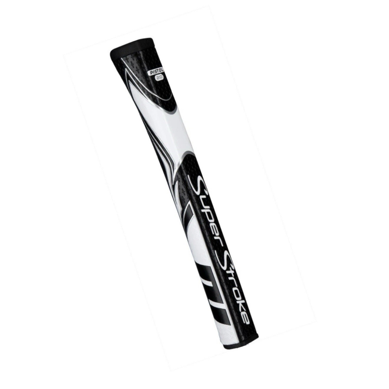 New SuperStroke Zenergy Pistol GT 2.0 Putter Grip ( Black / White )