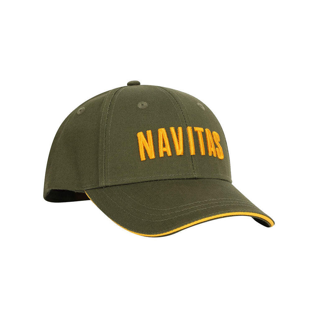 Navitas Corporate 6 Panel Cap Green - Carp Fishing Outdoor Clothing Headwear Hat