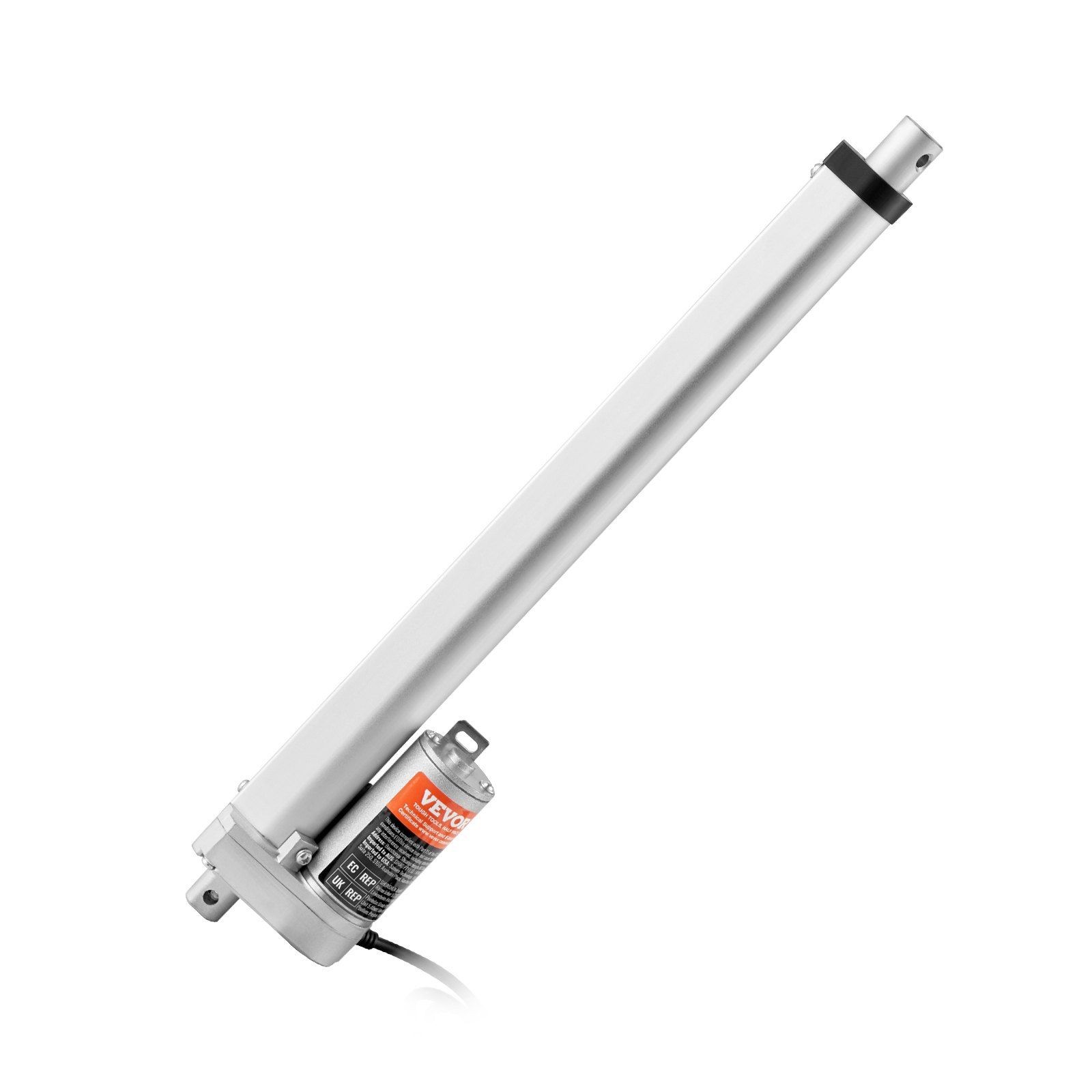 12V DC Linear Actuator 12in Stroke 330lb Load 0.19in/s IP54 Rated