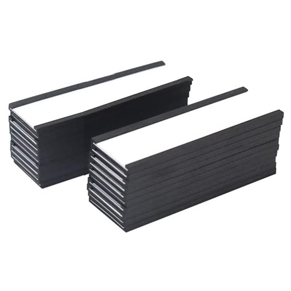 20 Packs Magnetic Label Holder C Channel White  Cards 4X1.57Inch K9B17005