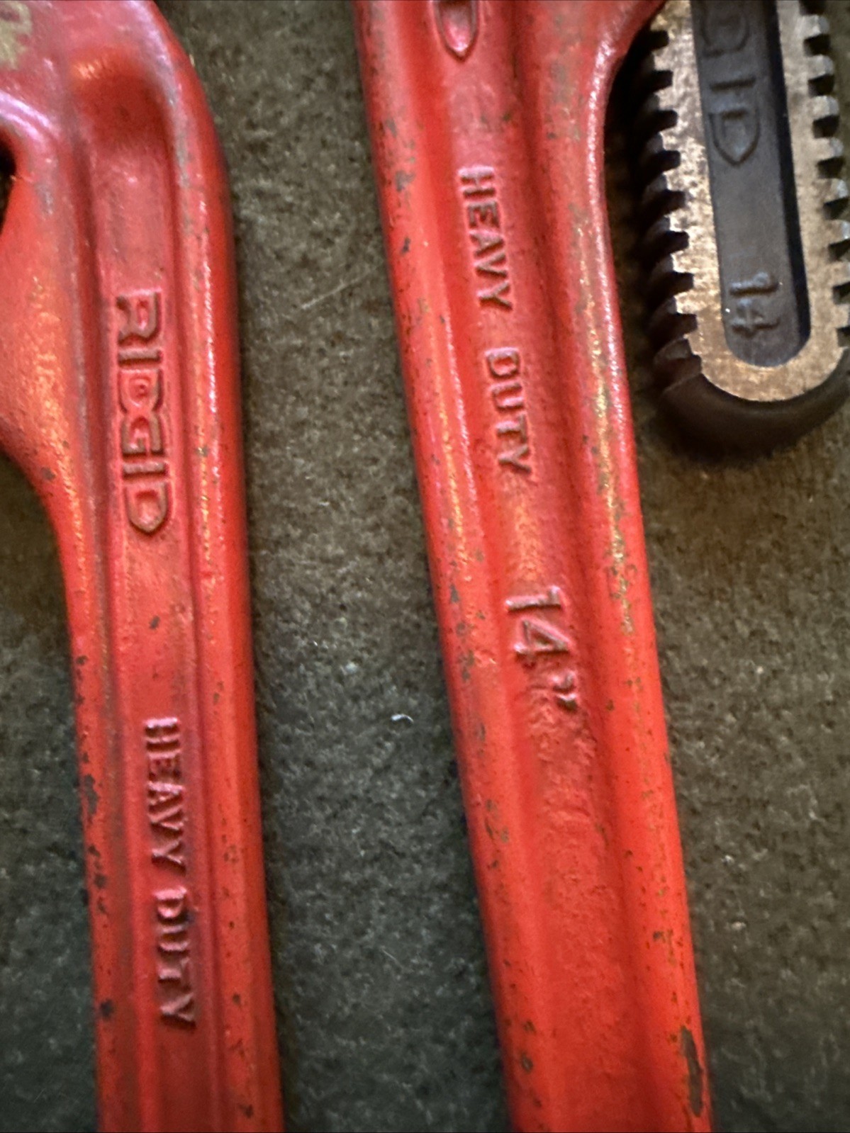 RIDGID E10 Offset & 14” Pipe Wrench Set, Elyria, USA 🇺🇸 New Jaws
