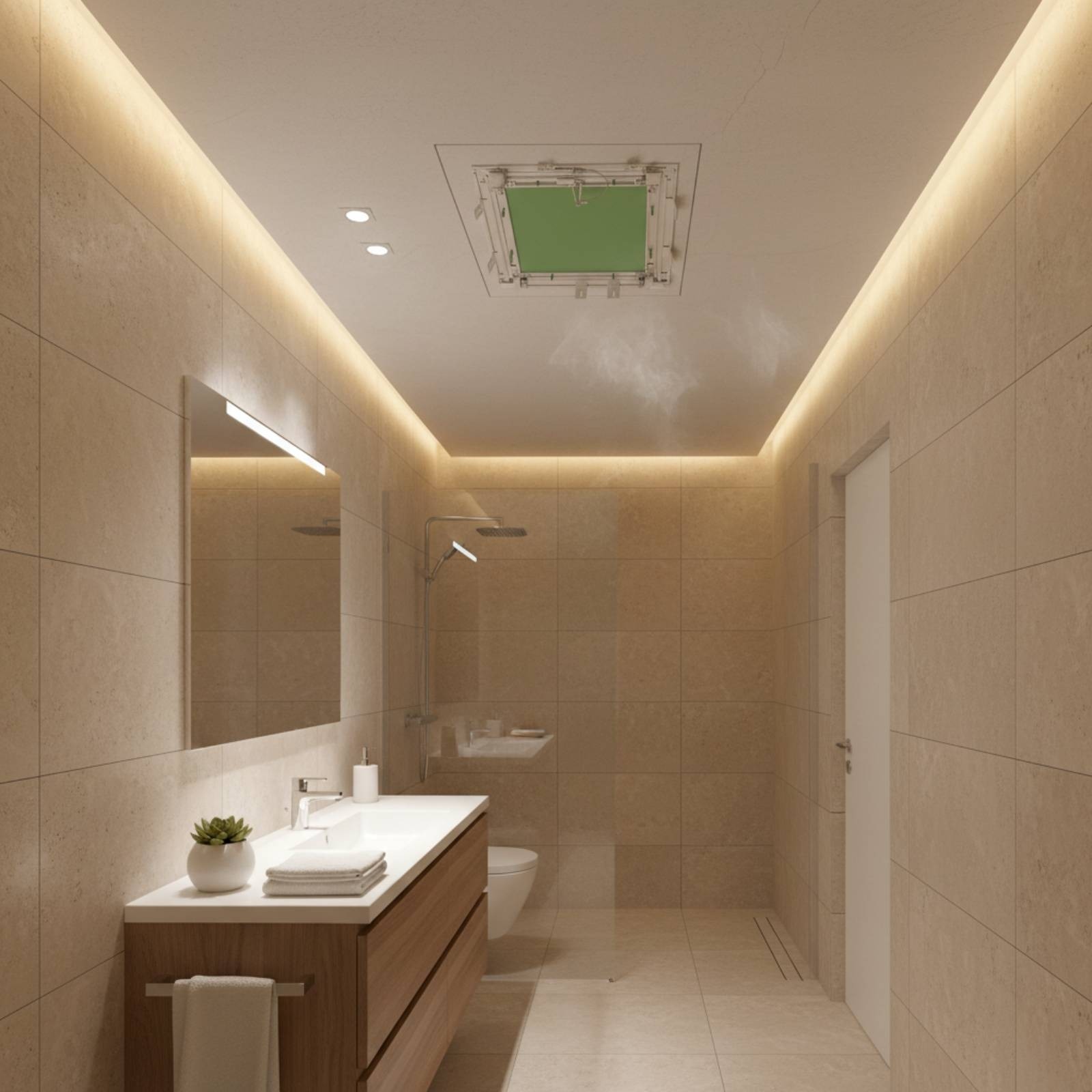 Inspection Inspection Panel with Aluminum Frame Flush-Mount Ceiling Access