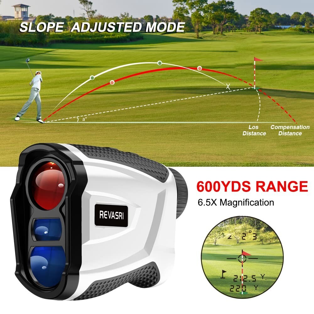 golf rangfinder 1000 yards, with USB rechargeable battery,magnet