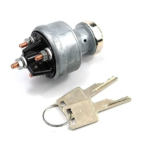 6665606 Ignition Switch with 2 Keys Compatible with Bobcat Loaders 310 313 322