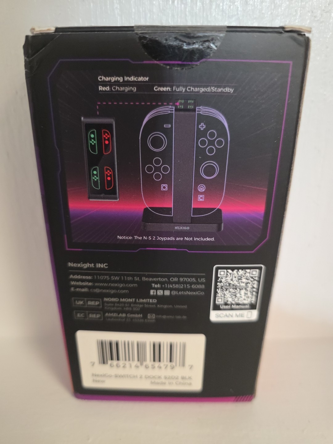 Nexigo Charging Dock For N-S 2 Joypads