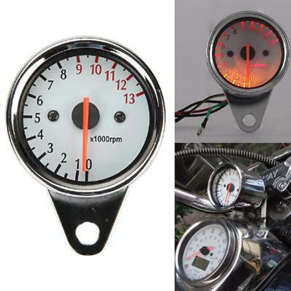 Motorcycle LED Gauge Tachometer For Harley Softail Sportster Dyna Touring