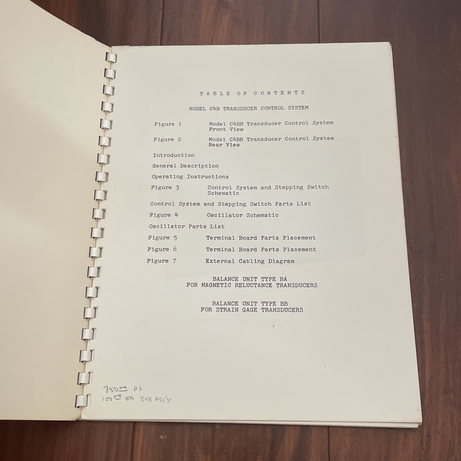 Pace Engineering Model C4B Transducer Control System Instruction Manual