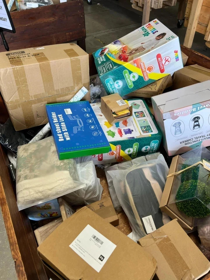 Unclaimed Box From Amazon and Target - Large