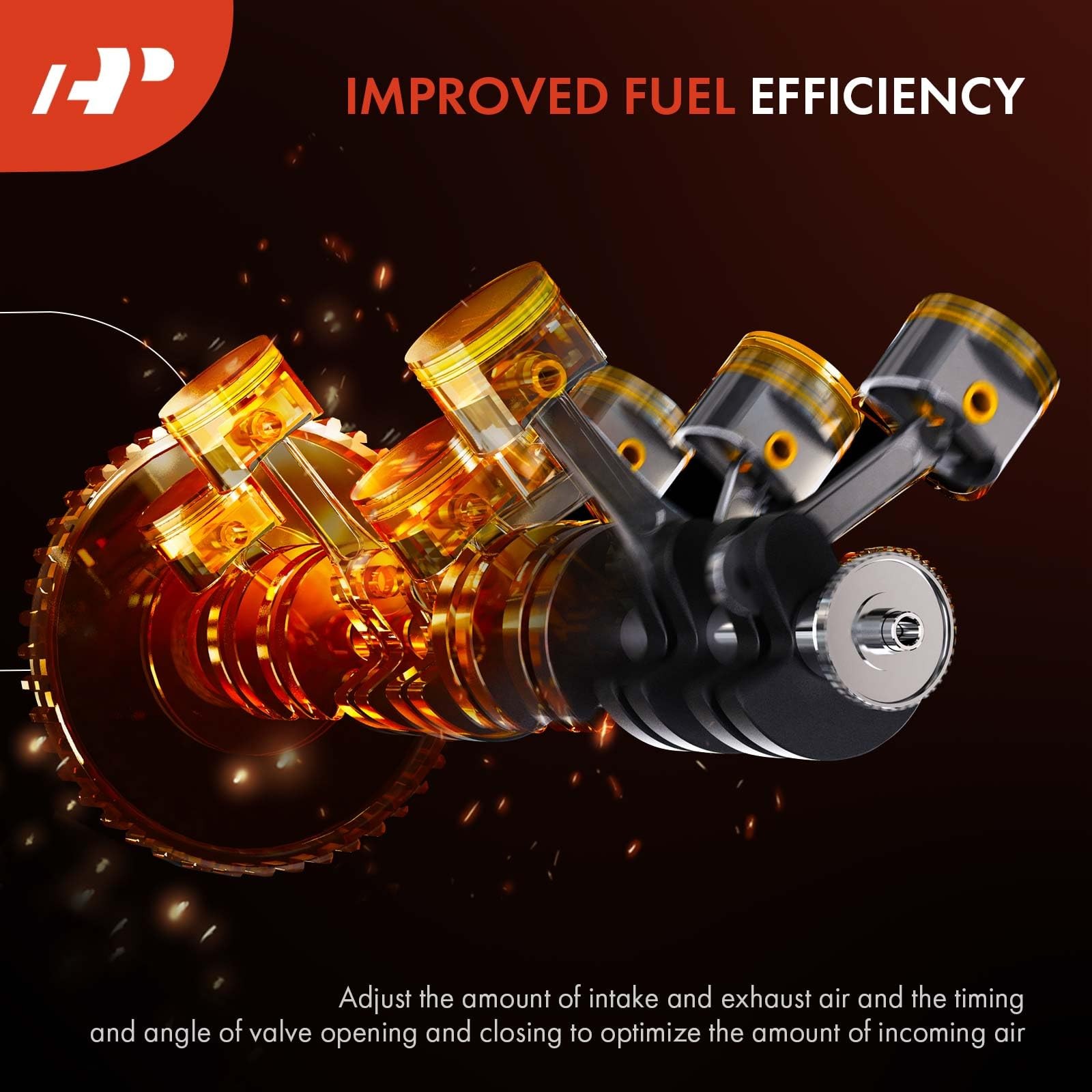 A-Premium 2-PC Engine Variable Valve Timing (VVT) Solenoid Compatible with Audi