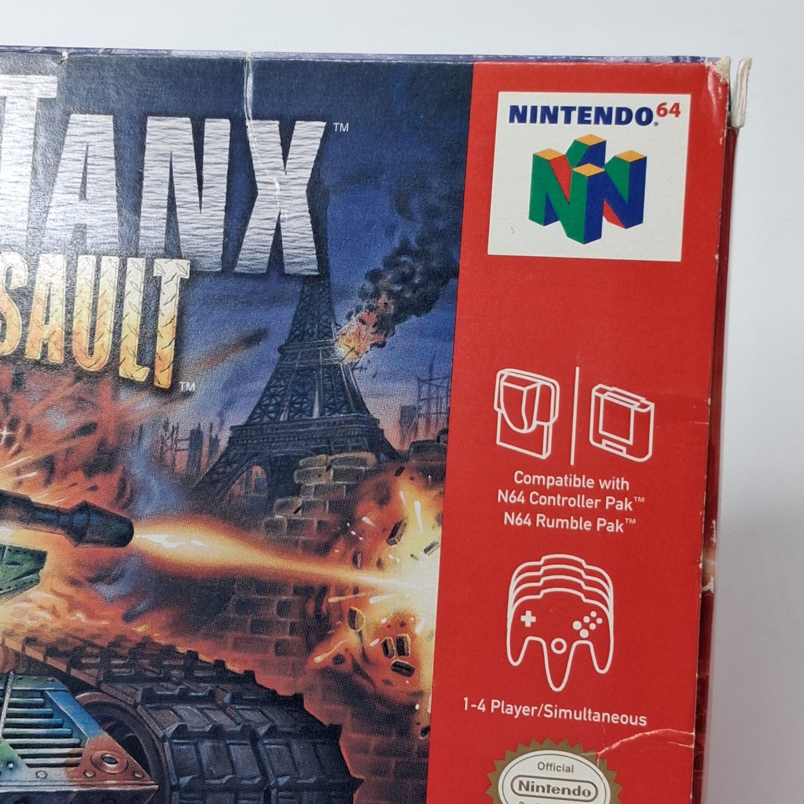 Nintendo 64 BattleTanx Global Assault N64 Authentic Empty Box Only W Inner Tray