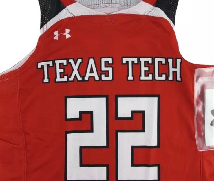 Under Armour Lady’s Texas Tech Red Raiders Basketball Jersey SzS NEW #22
