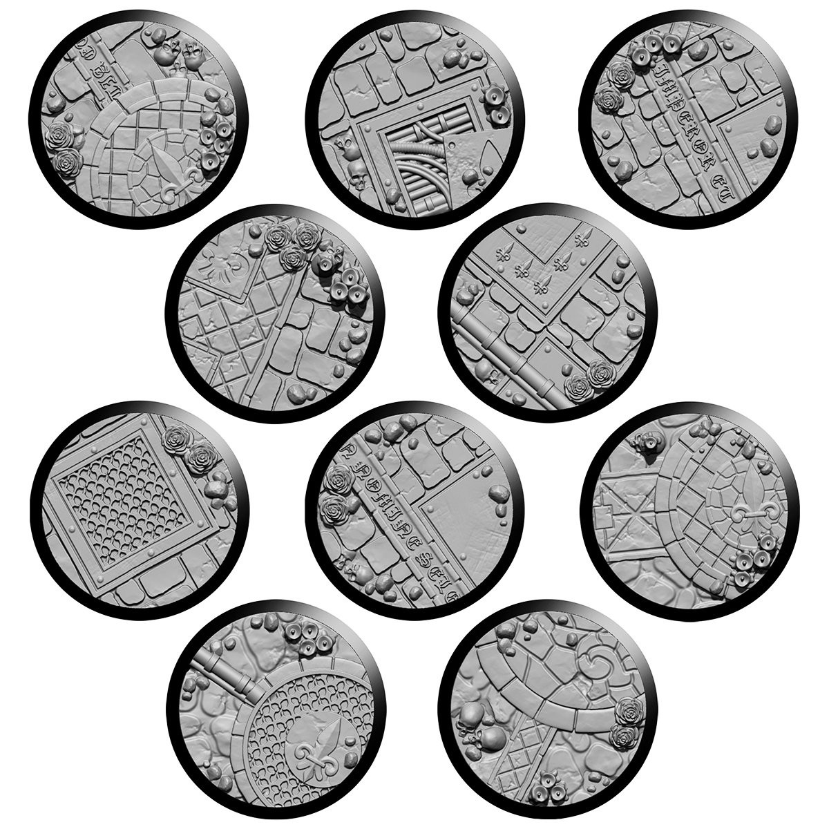 EMPEROR SISTERS BASE SET (28MM) X10