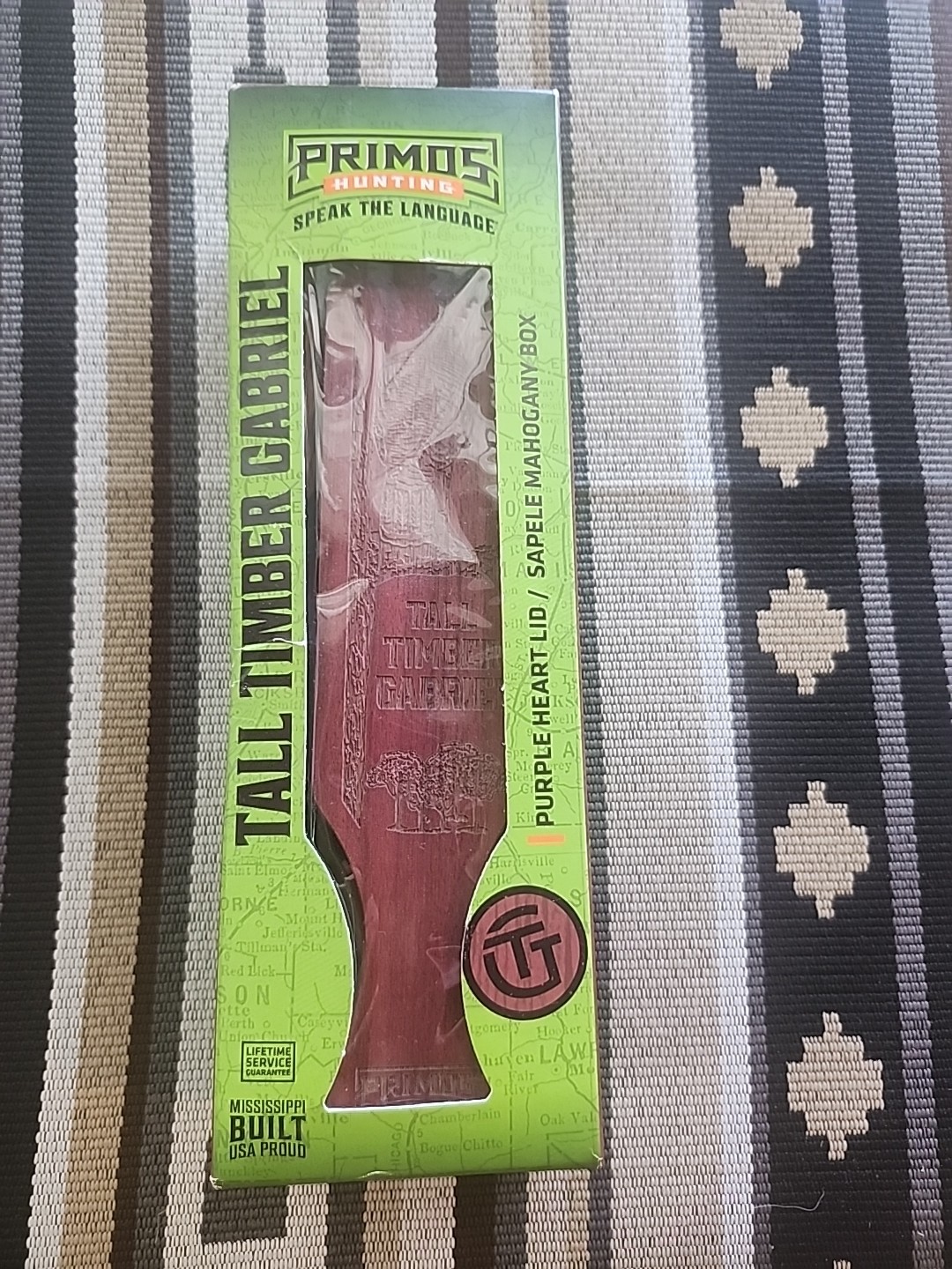 Primos Tall Timber Gabriel Turkey Call Premium Sapele & Purple Heart Wood - 2915