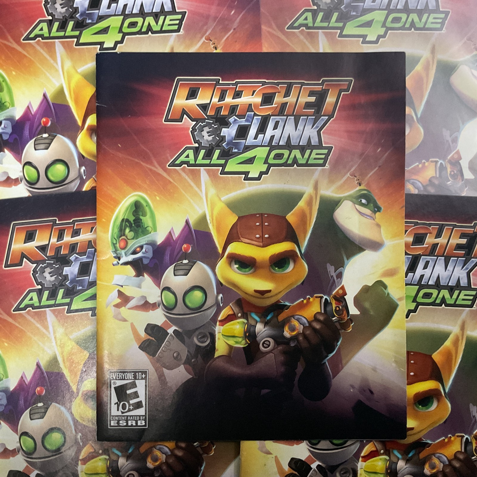 Ratchet & Clank All 4 One PS3 PlayStation 3 Instruction Manual Only