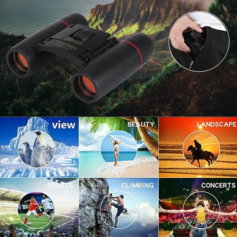 NEW BK-4 30X60 Binoculars Day/Night Vision Goggles Hunting Hiking Telescope USA