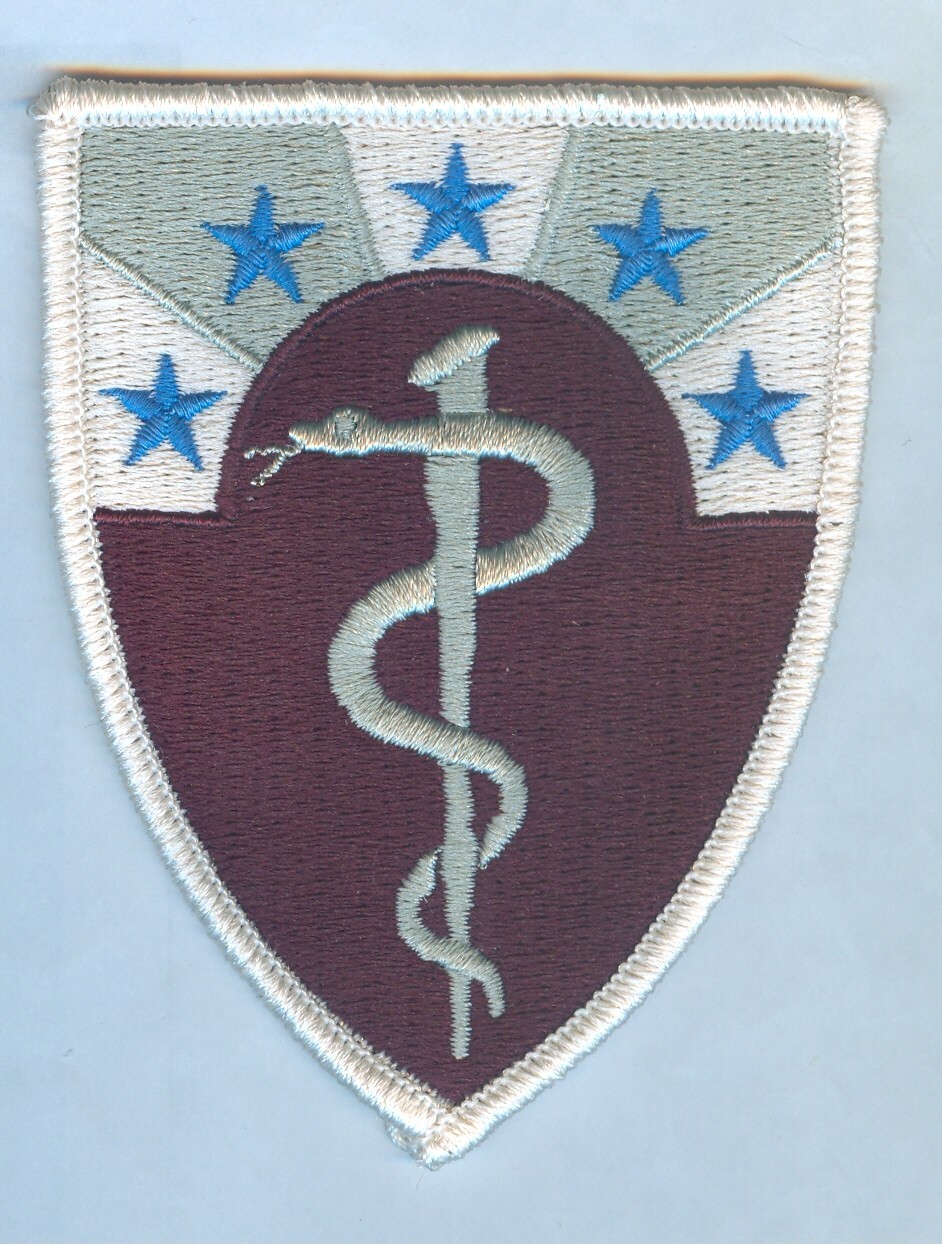 NEW ISSUE SSI:   68th MEDICAL COMMAND ... MINT ... FULL COLOR PATCH .... X