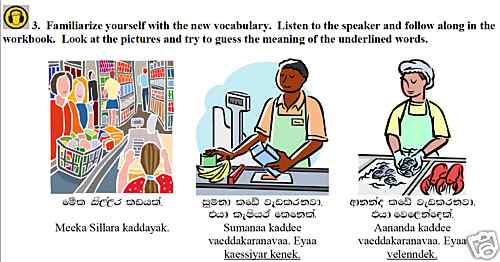 307 page PDF Text and 1,460 MP3 Special Forces SINHALA LANGUAGE Materials on CD