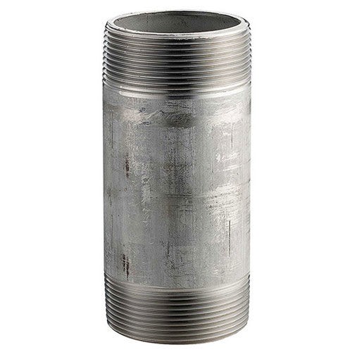 Merit Brass 2" X 5" 304 Stainless Steel Pipe Nipple