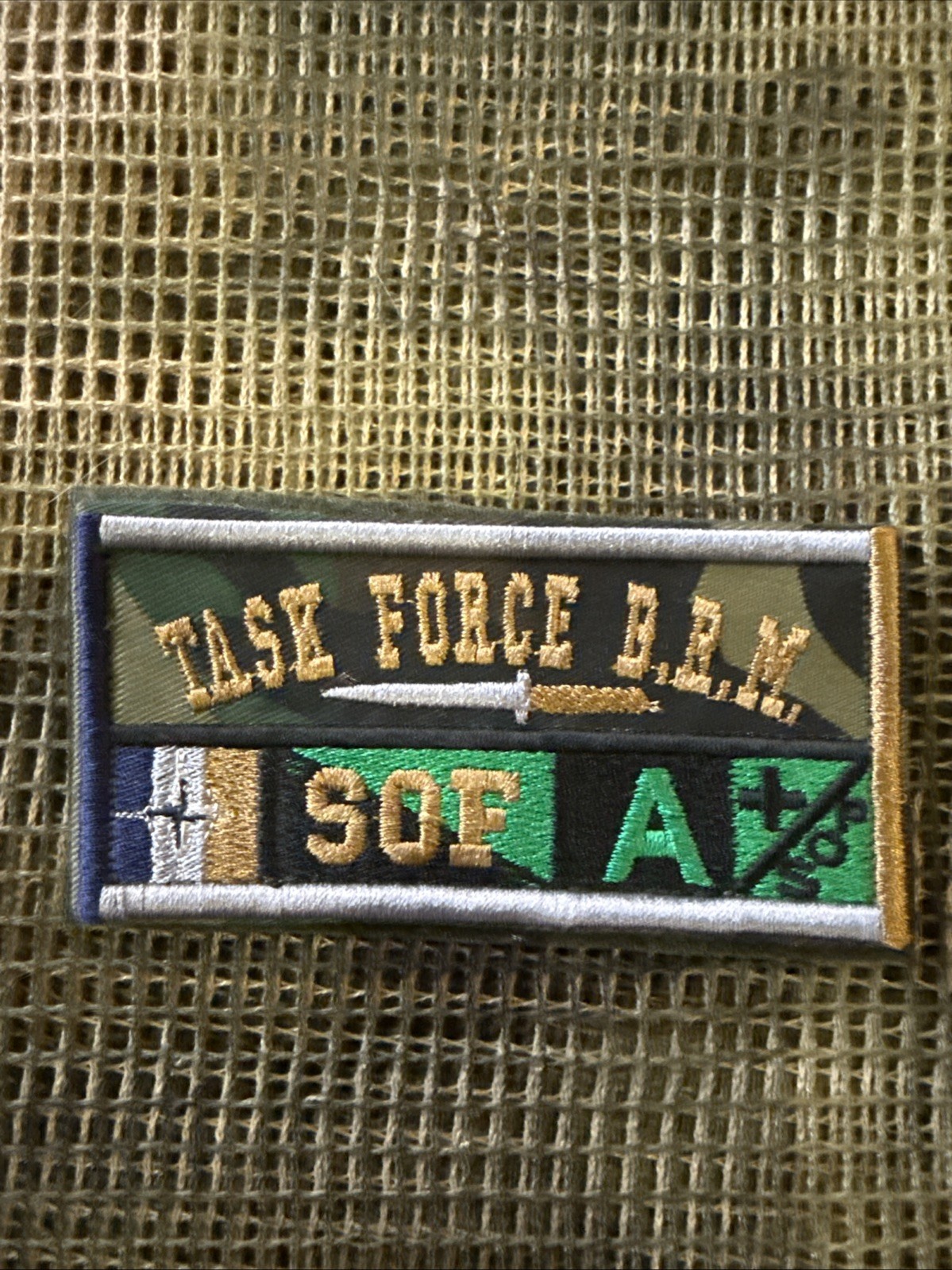 French Foreign Legion Special Operations Task Force BRM Camo Patch