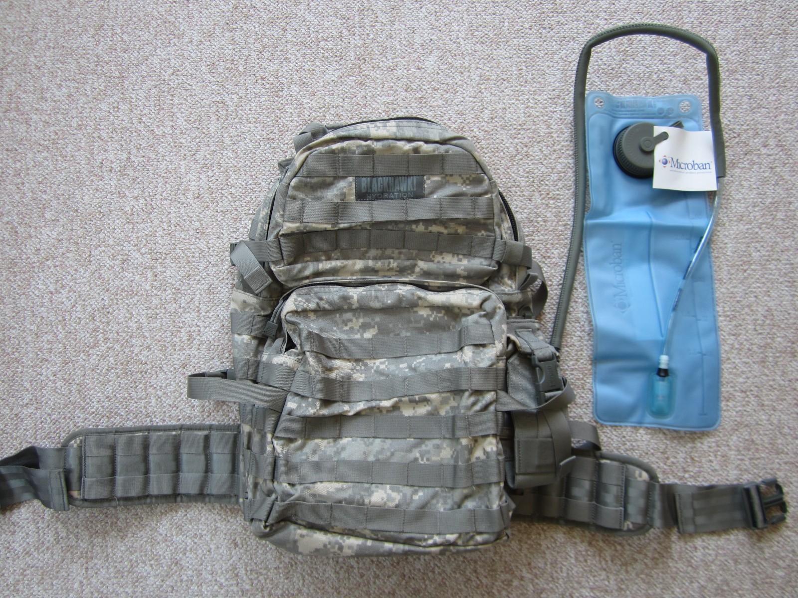 Blackhawk Hydrastorm Cyclone Tactical Pack W/Padded Hip Belt, Brand New Bladder