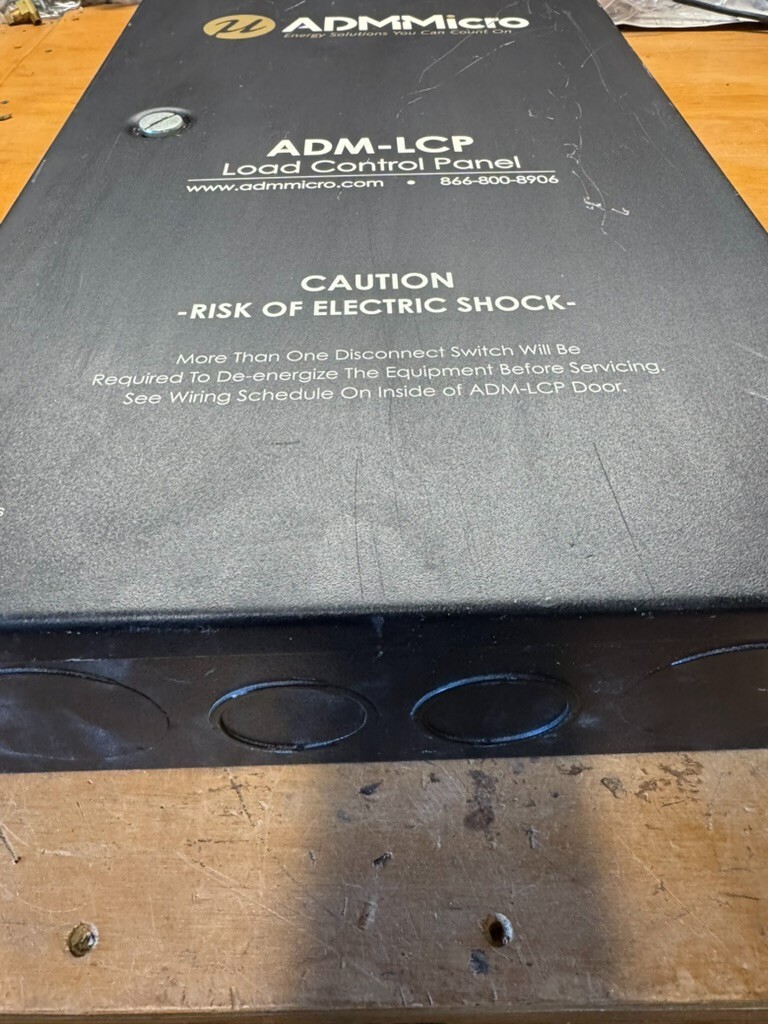 ADM MICRO LOAD CONTROL PANEL, MICRO ADM-LCP
