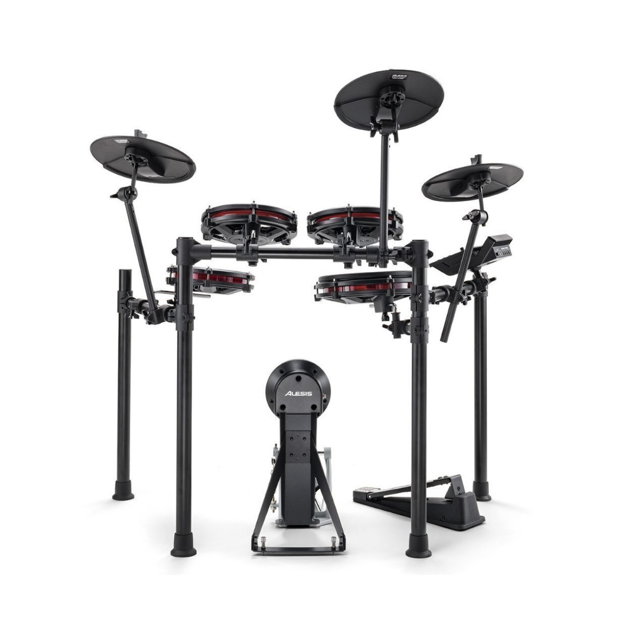 Alesis Nitro Max Kit Electronic Drum Set Bundle with Throne and Headphones