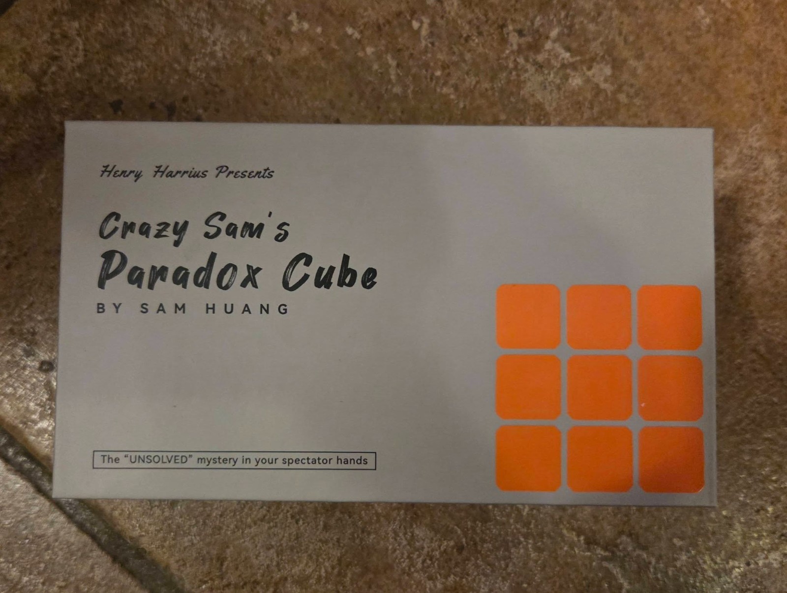 Crazy Sam's Paradox Cube by Henry Harrius Magic Mentalism Tricks