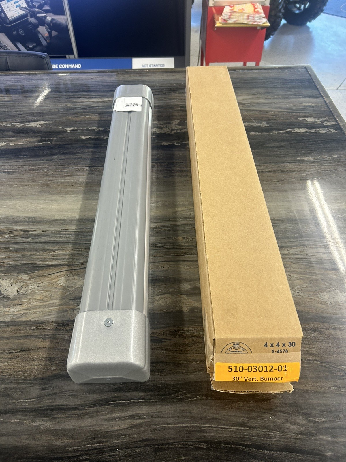 Old Style Floe 30 Inch Old Style Vertical Bumper With Attachment Kit Read Notes