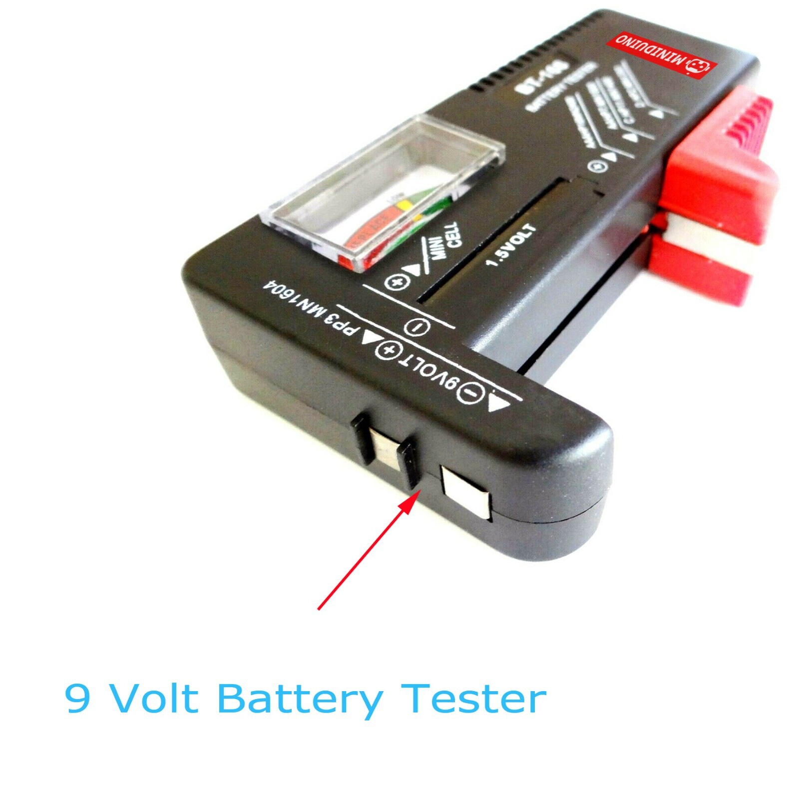 Universal Digital LCD Battery Checker Volt Tester Cell AA AAA C D 9V Button