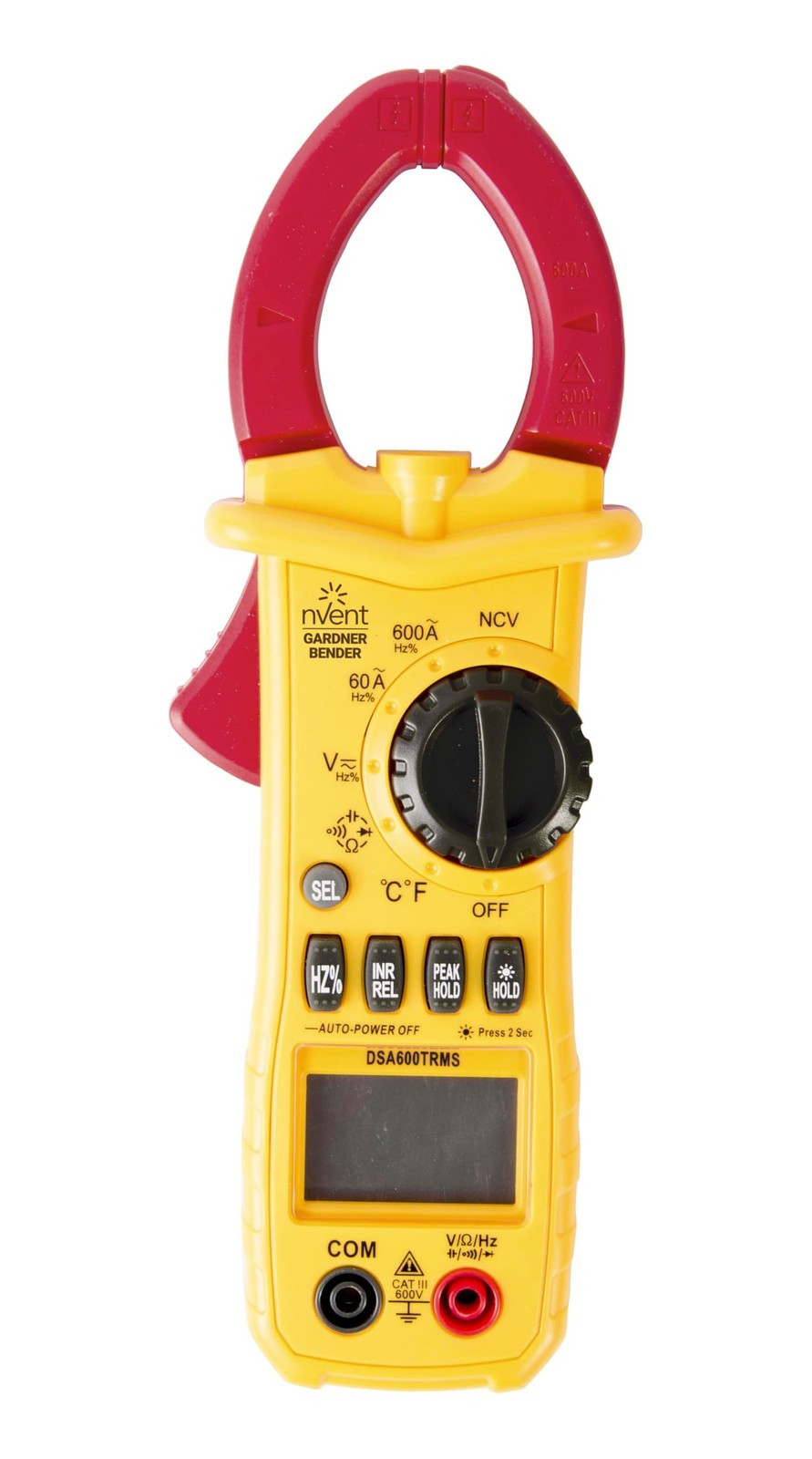 Sperry Instruments DSA600TRMS 12 Function True RMS Digital Clamp Meter, Yellow