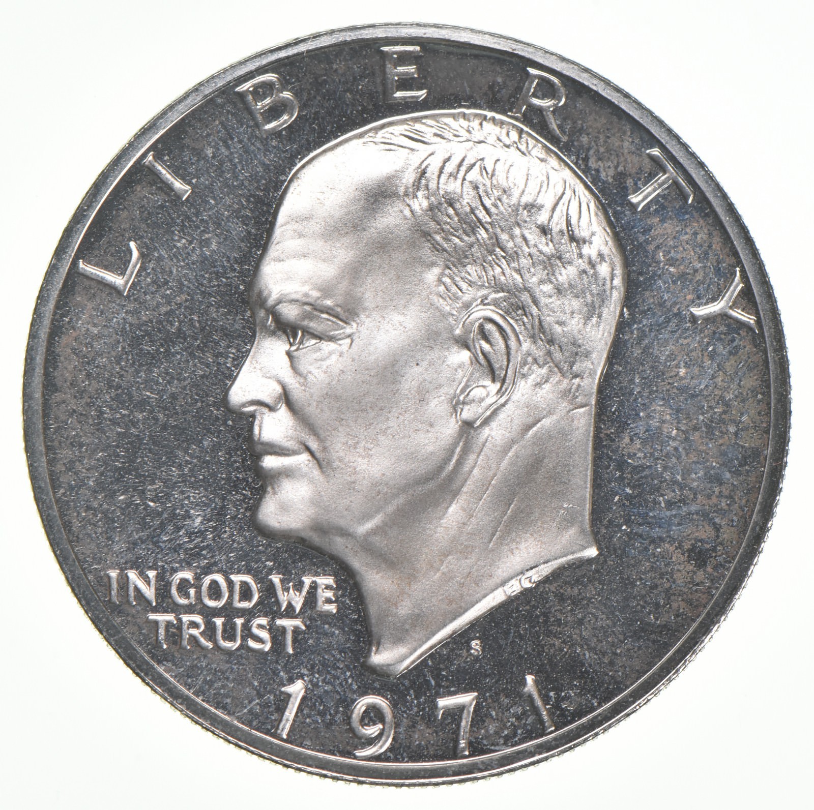 1971-S Eisenhower Dollar 40% SILVER - PROOF Cameo