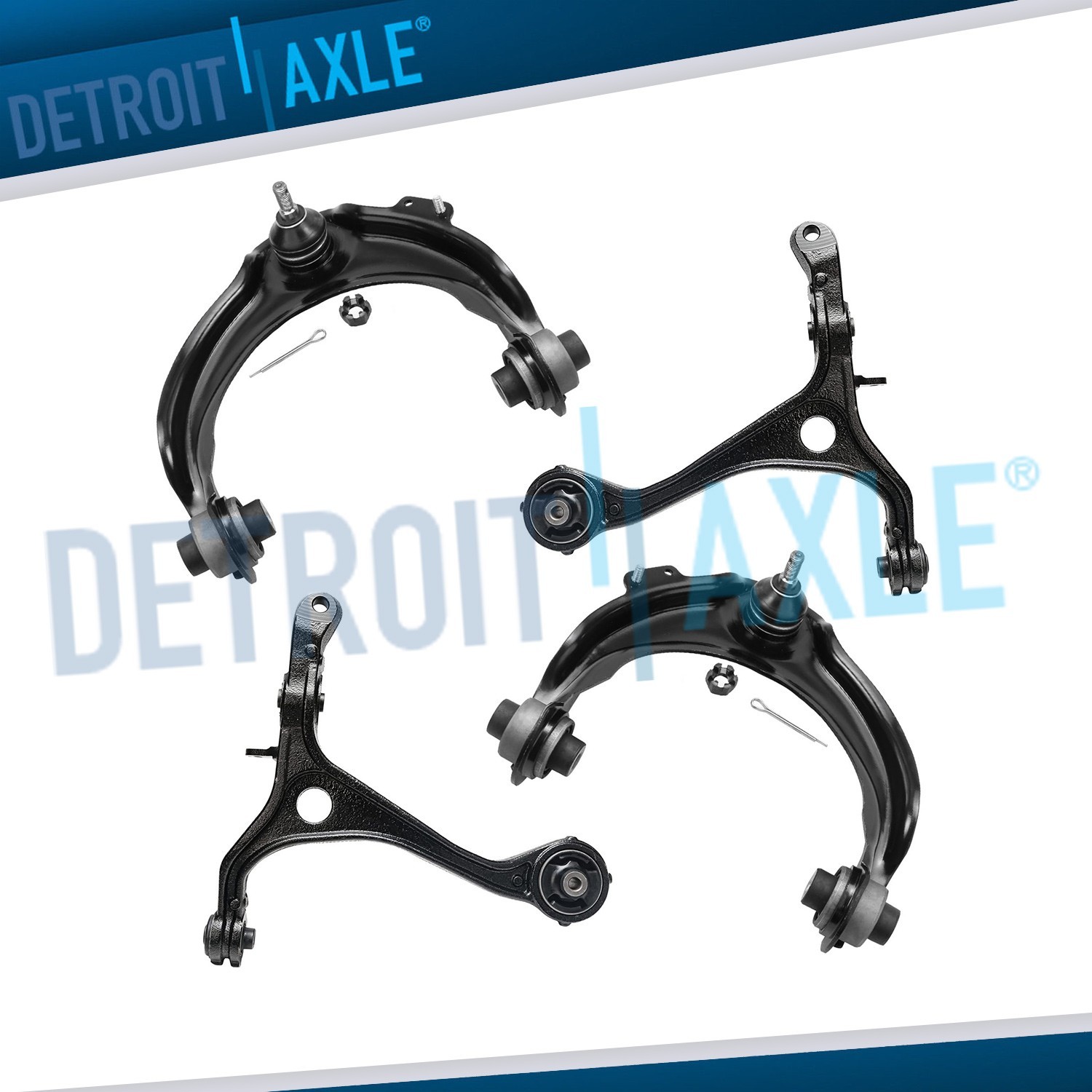 Front Upper Lower Control Arm Kit for 2003 2004 2005 2006 2007 Accord Acura TSX