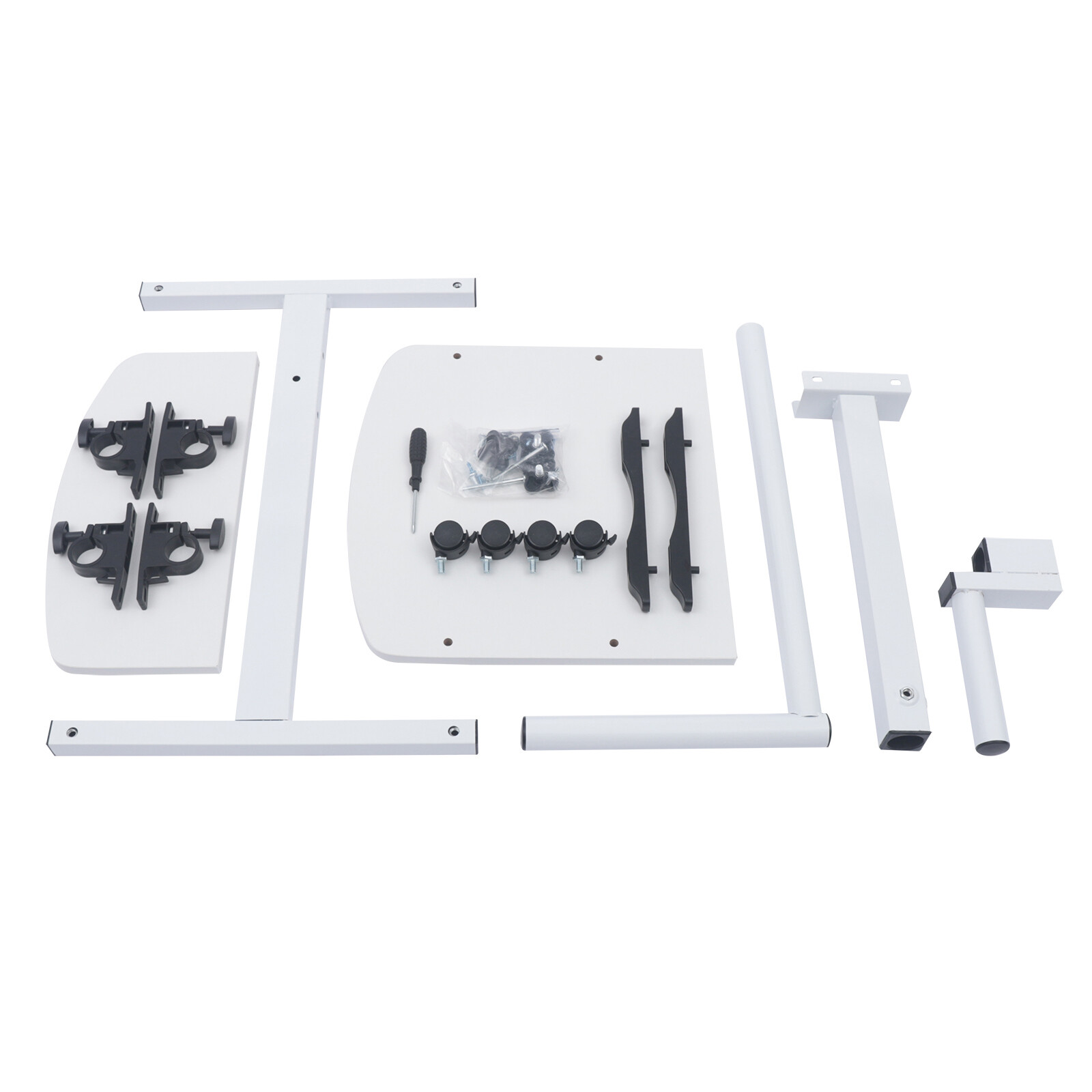 Over Bed Table Mobile Rolling Laptop Stand Computer Bedside Table Adjustable New