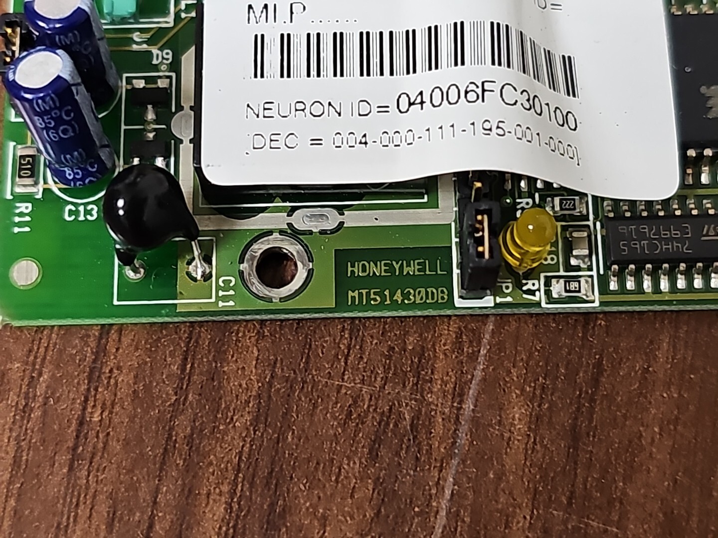 MT51430DB honeywell dating logic board board for input system
