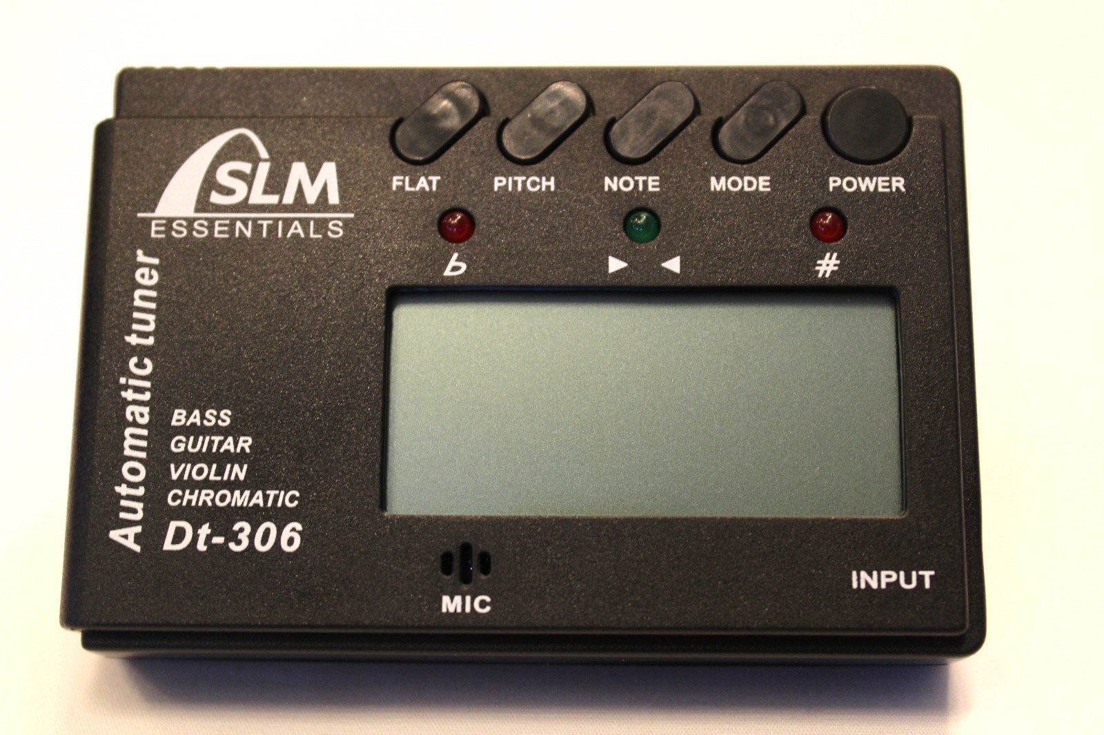 SLM ESSENTIALS DT-306 AUTO TUNER - BASS, GUITAR, VIOLIN, CHROMATIC + BONUS!
