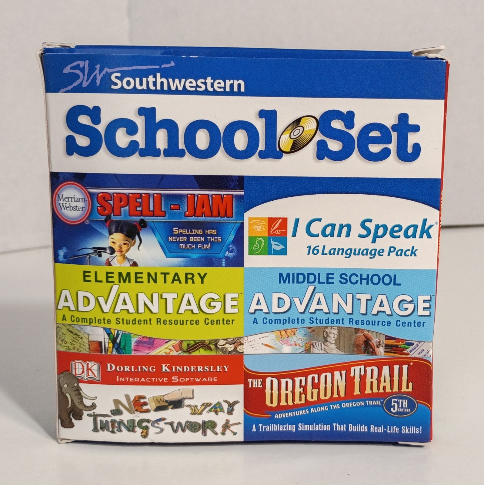 Home School PC Games 6 CD Set Southwestern School Set The Oregon Trail, Open Box