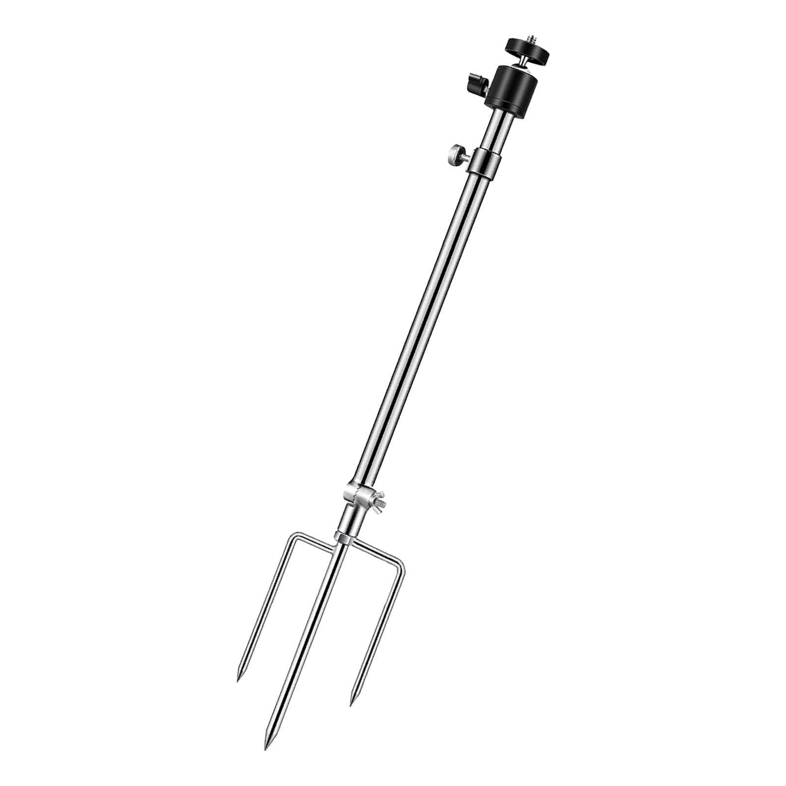 Trail Camera Stand Mounts Ground Holder, 3-in-1 Stainless Steels, 360 Adjustable