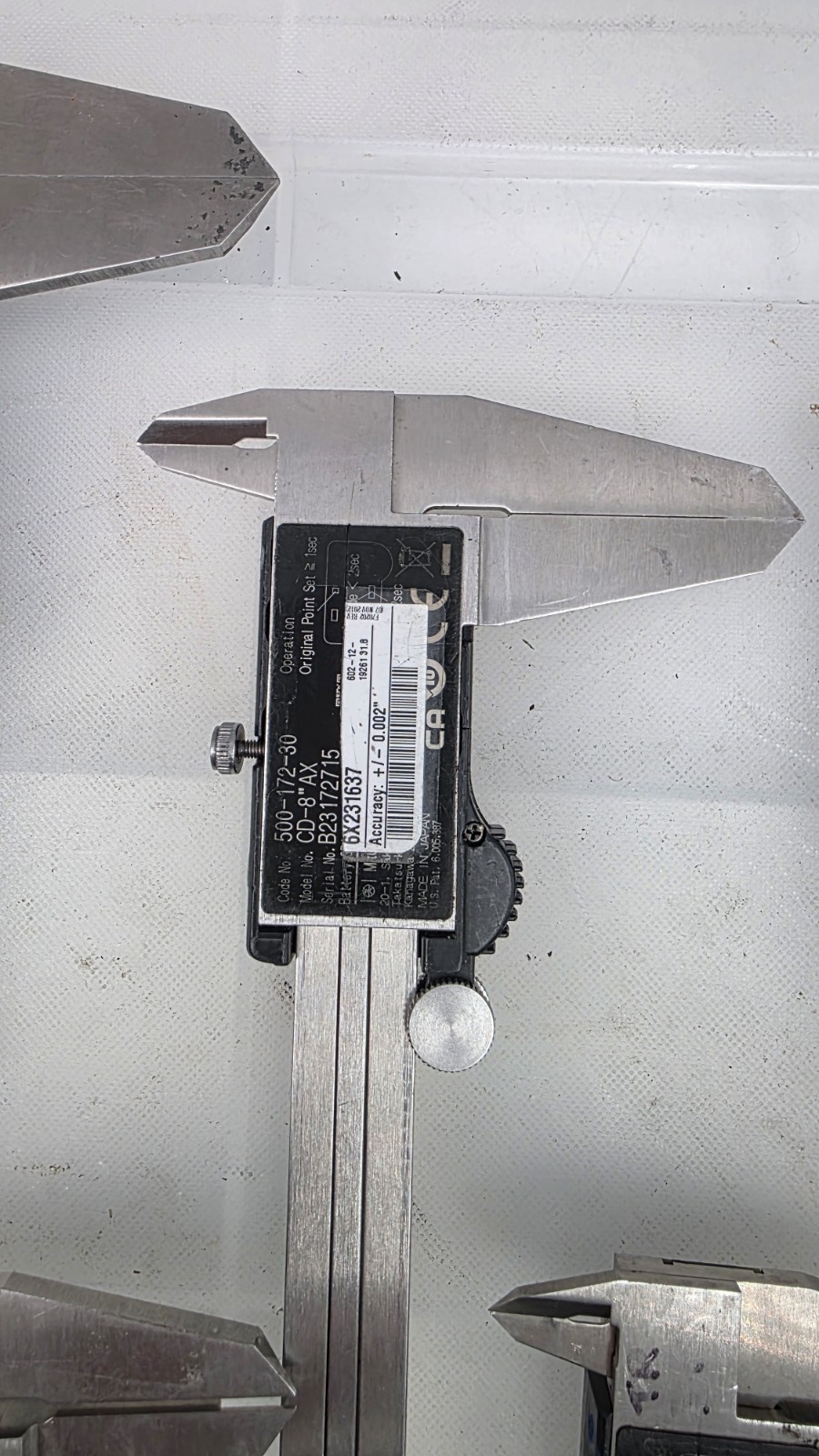 set Mitutoyo Absolute Digimatic Caliper aos Untested