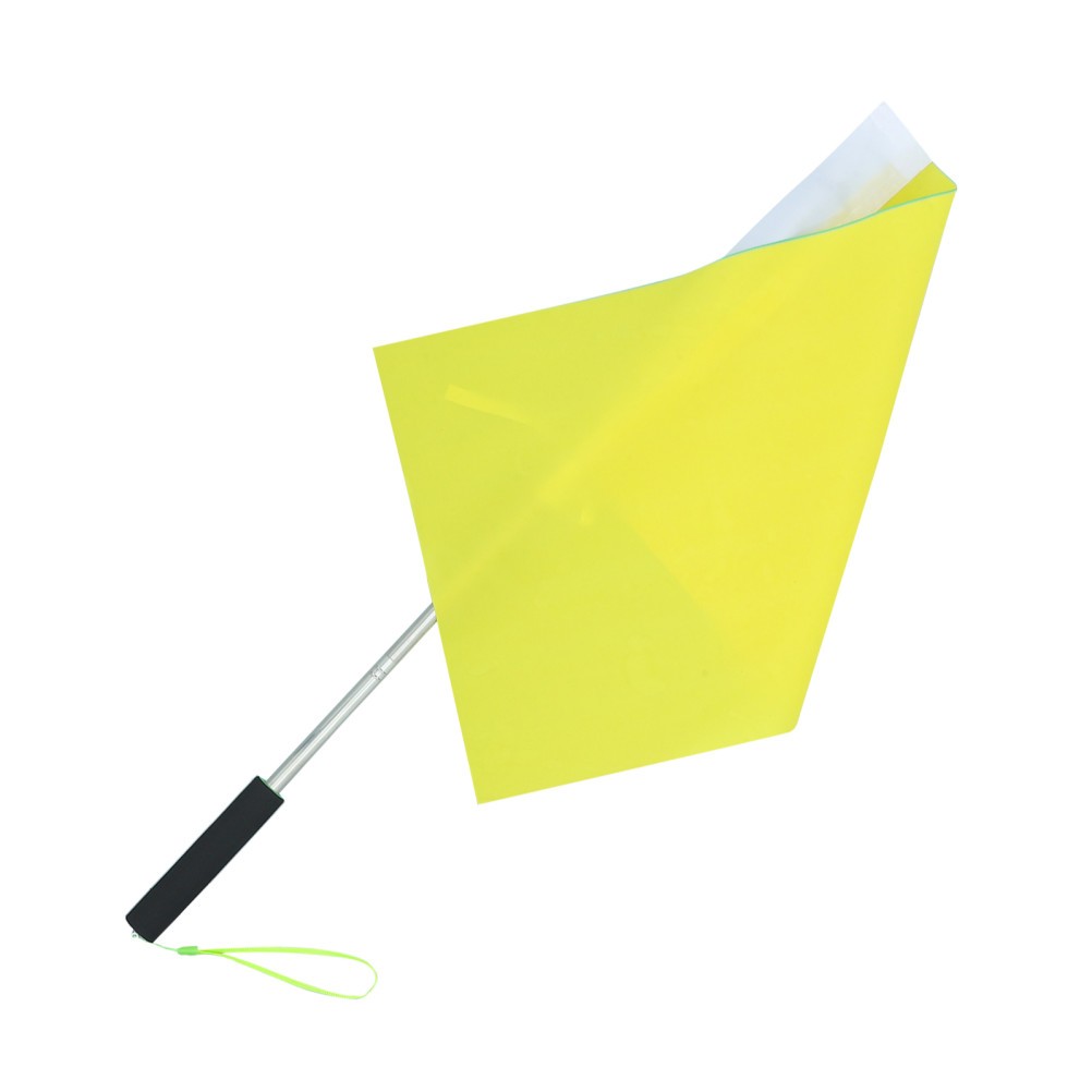 Soccer Referee Flags: Penalty Signal Flags with Comfortable Sponge Handle &