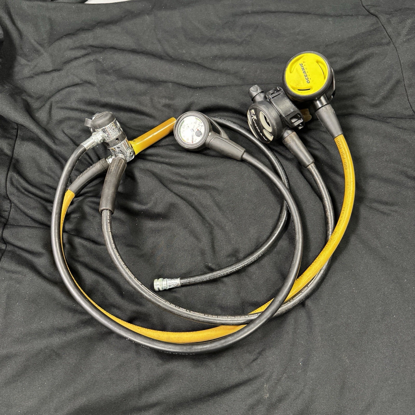 Scuba Regulator Set, Atomic Aquatics Z2 Oceanic Alpha Octopus Untested